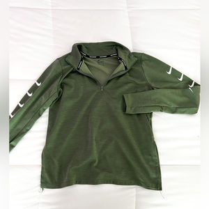 Nike running dry fit zip up
